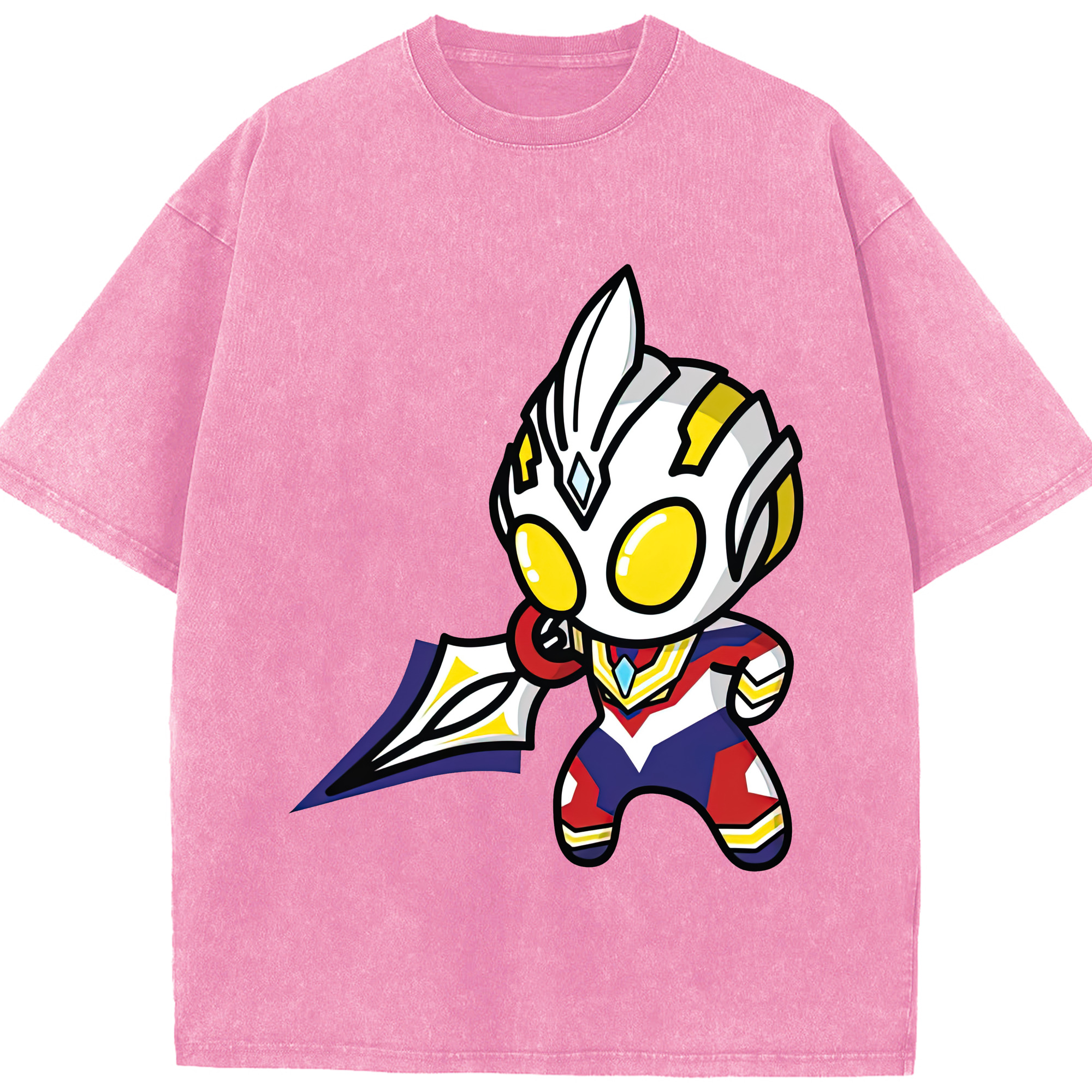 （画像用） ウルトラマン Ultraman 綿100% ヴィンテージ風 半袖Tシャツ（フロントプリント）